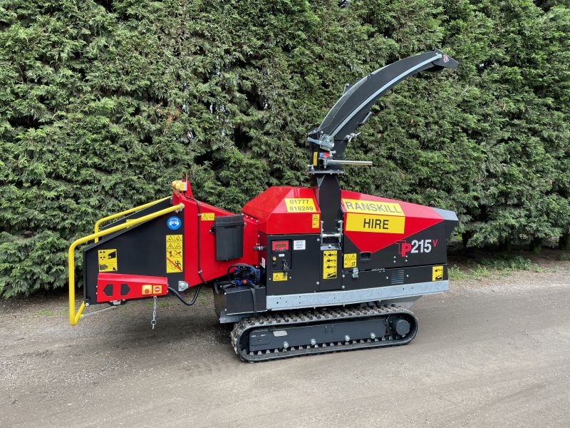 Tracked wood chipper TP215: Swipe To View More Images