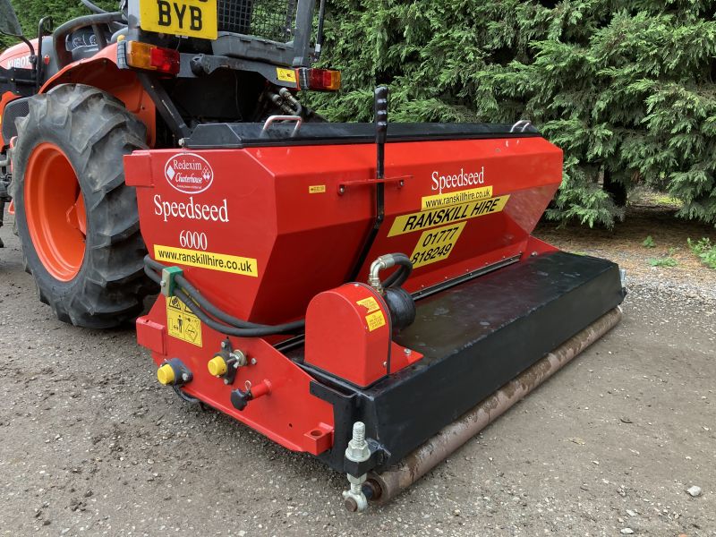 Overseeder for compact tractor: Swipe To View More Images