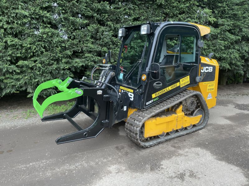 JCB 205T Skid Steer and Timber Grab: Swipe To View More Images