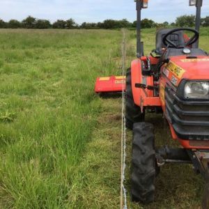 Kubota Attachment - Flail Grass Cutter with Hydraulic side shift