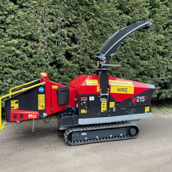 Tracked wood chipper TP215: Click Here To View Larger Image