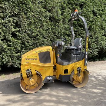 Volvo twin drum vibrating roller: Click Here To View Larger Image