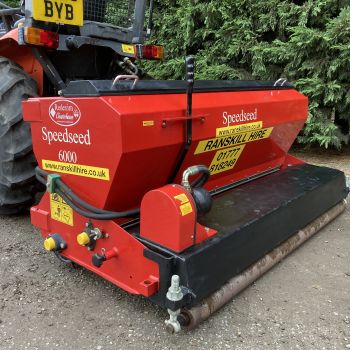 Overseeder for compact tractor: Click Here To View Larger Image