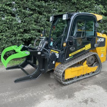 JCB 205T Skid Steer and Timber Grab: Click Here To View Larger Image
